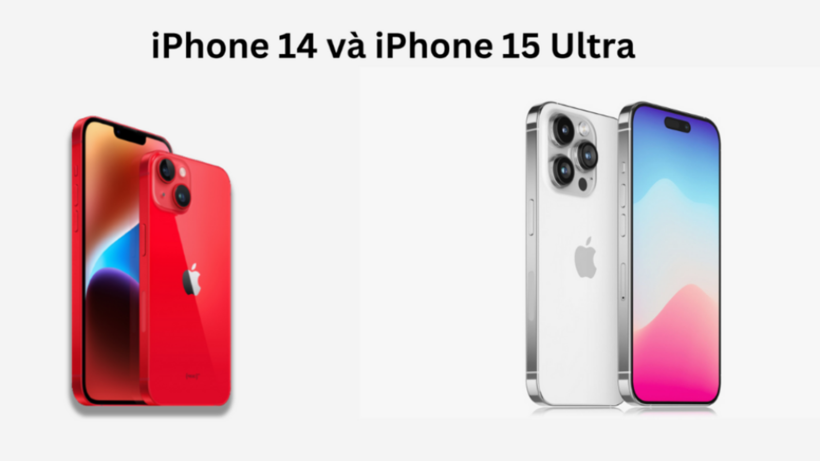 Hình ảnh cho danh mục iPhone 15 Pro Max và iPhone 14: 7+ điểm khác biệt bất ngờ!